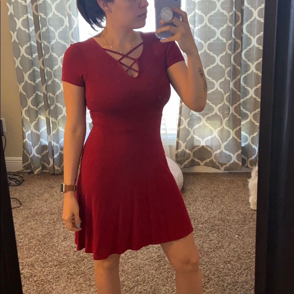Red dress